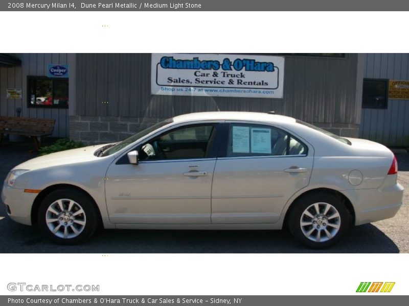 Dune Pearl Metallic / Medium Light Stone 2008 Mercury Milan I4