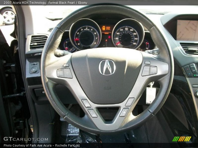 Formal Black Pearl / Ebony 2007 Acura MDX Technology