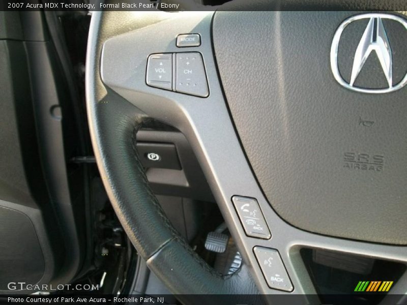 Formal Black Pearl / Ebony 2007 Acura MDX Technology