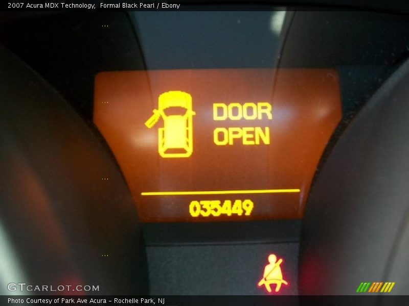 Formal Black Pearl / Ebony 2007 Acura MDX Technology