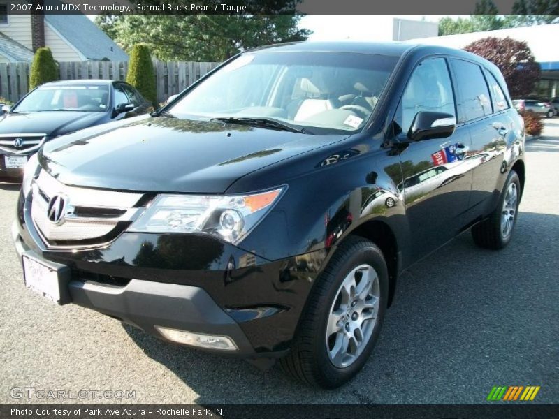 Formal Black Pearl / Taupe 2007 Acura MDX Technology