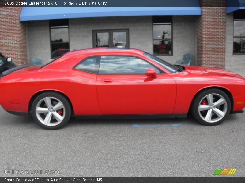 TorRed / Dark Slate Gray 2009 Dodge Challenger SRT8
