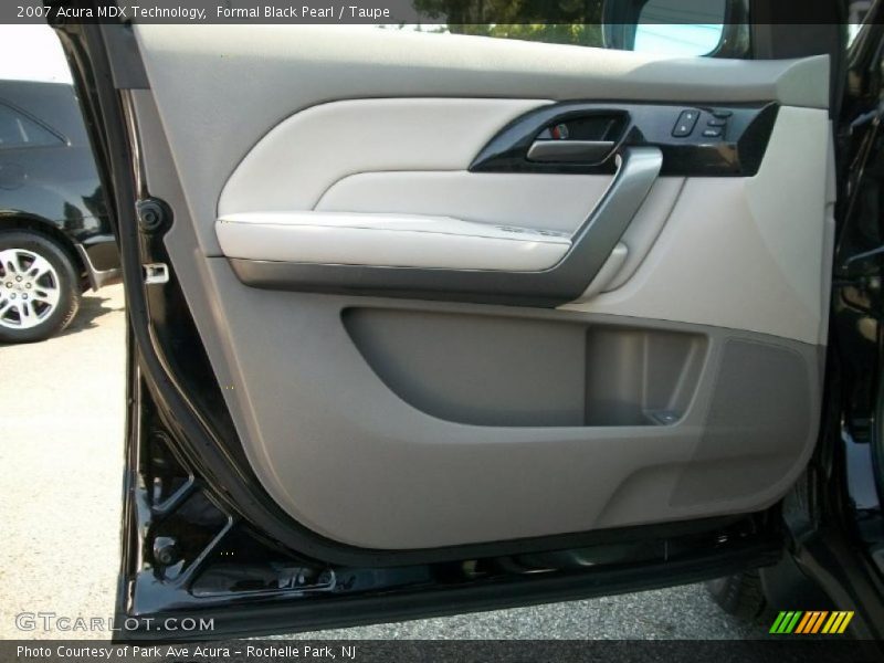 Formal Black Pearl / Taupe 2007 Acura MDX Technology