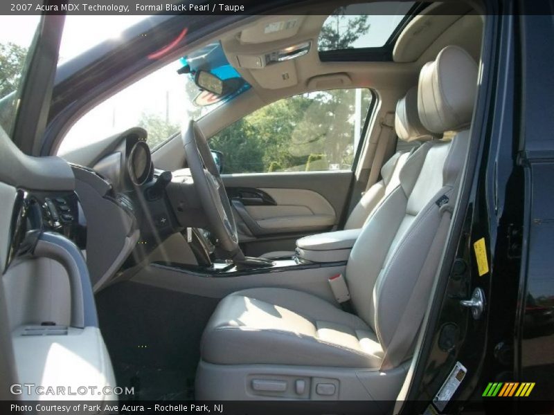 Formal Black Pearl / Taupe 2007 Acura MDX Technology