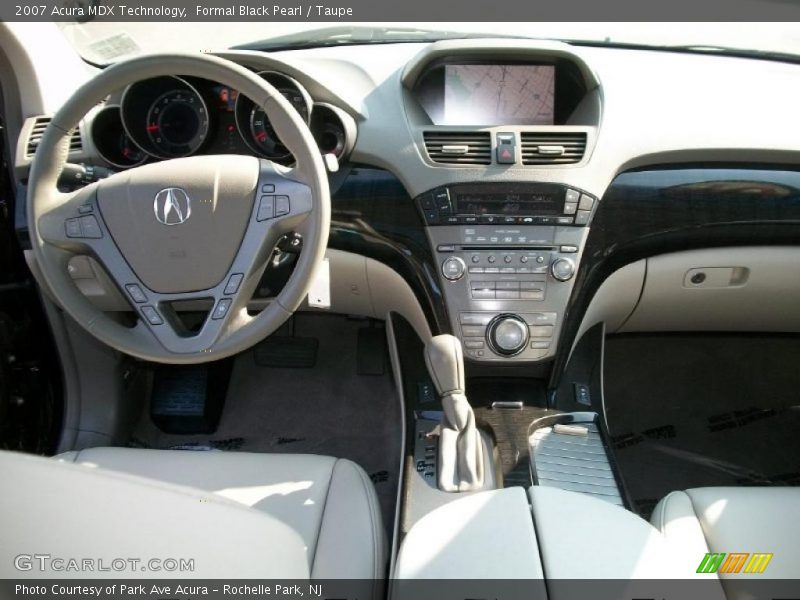 Formal Black Pearl / Taupe 2007 Acura MDX Technology