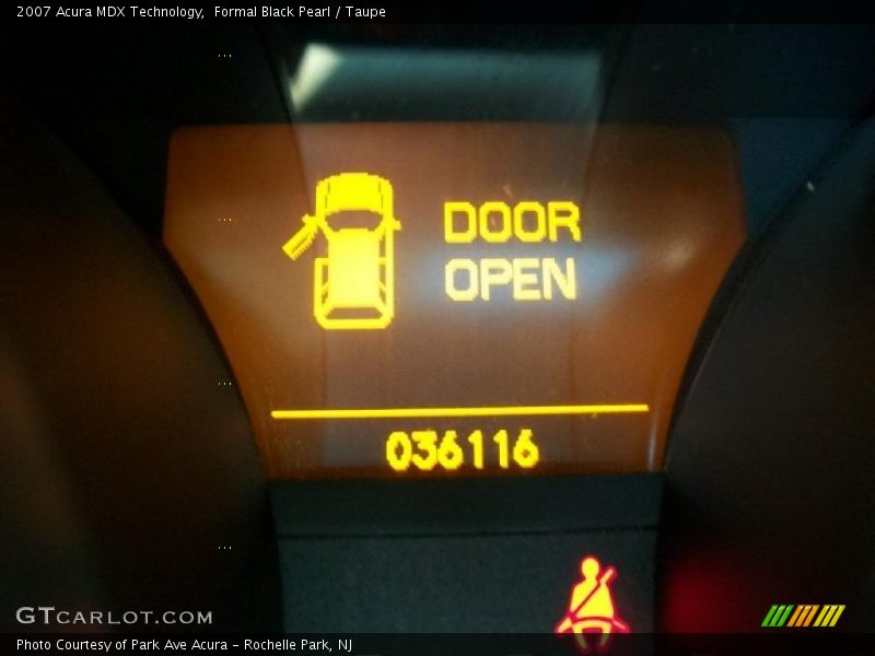 Formal Black Pearl / Taupe 2007 Acura MDX Technology