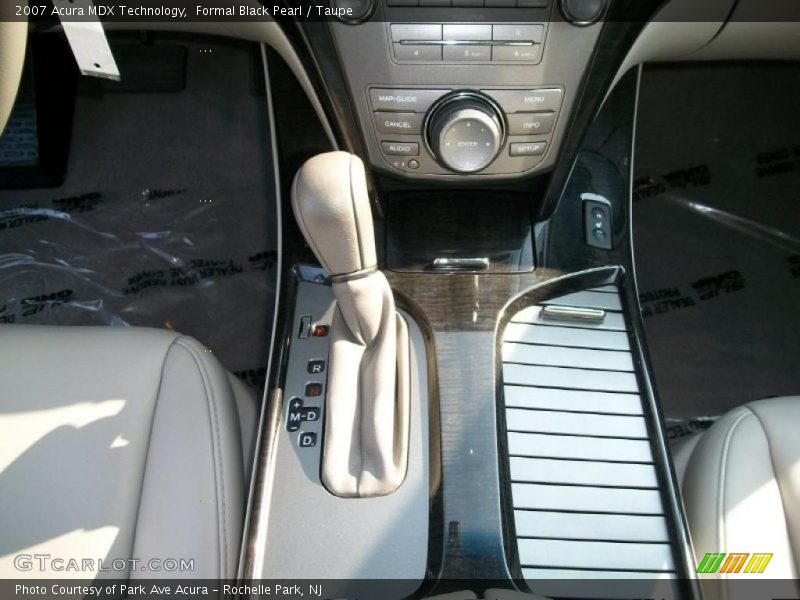 Formal Black Pearl / Taupe 2007 Acura MDX Technology