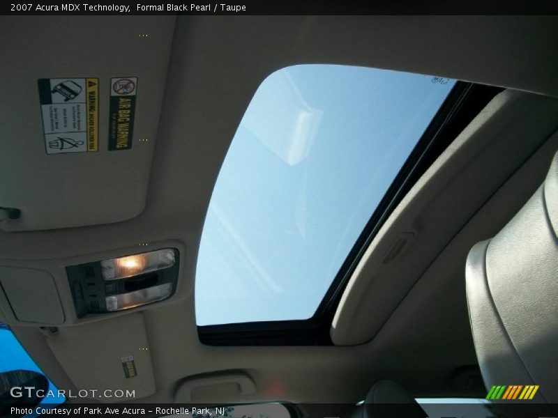Formal Black Pearl / Taupe 2007 Acura MDX Technology
