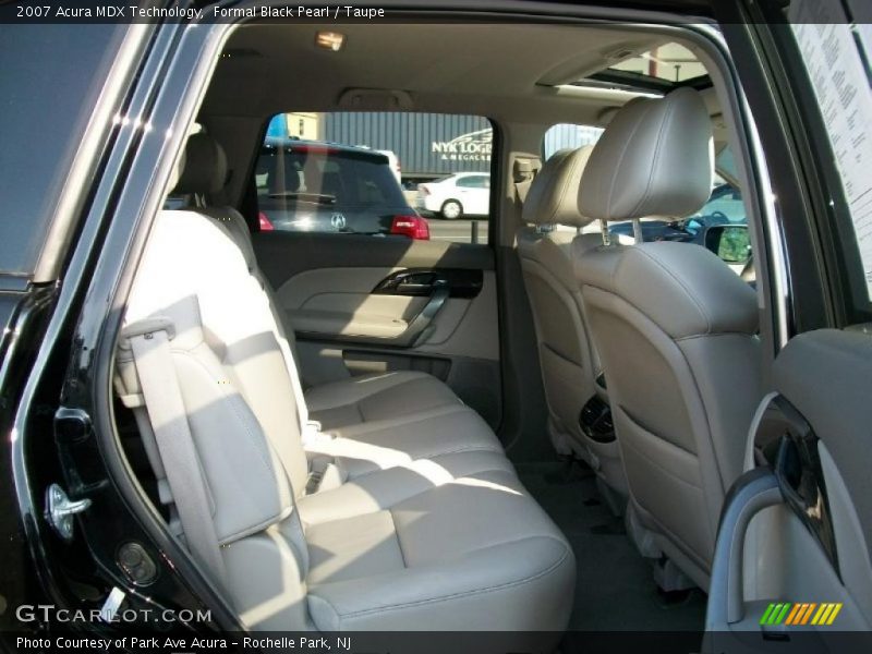 Formal Black Pearl / Taupe 2007 Acura MDX Technology