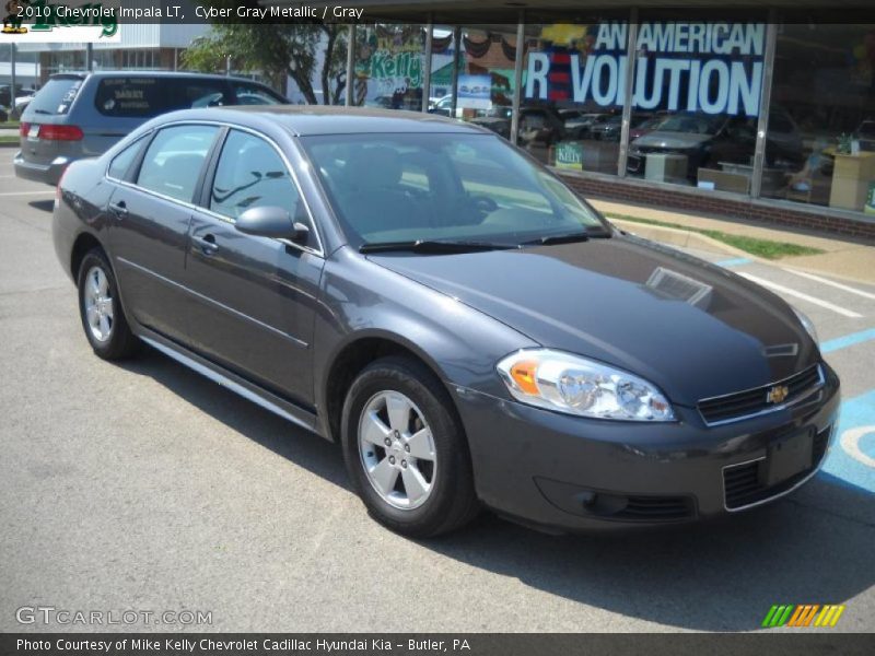 Cyber Gray Metallic / Gray 2010 Chevrolet Impala LT