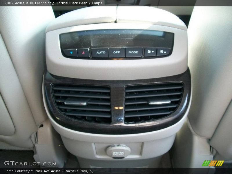 Formal Black Pearl / Taupe 2007 Acura MDX Technology