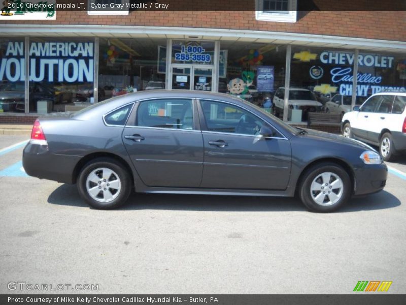 Cyber Gray Metallic / Gray 2010 Chevrolet Impala LT