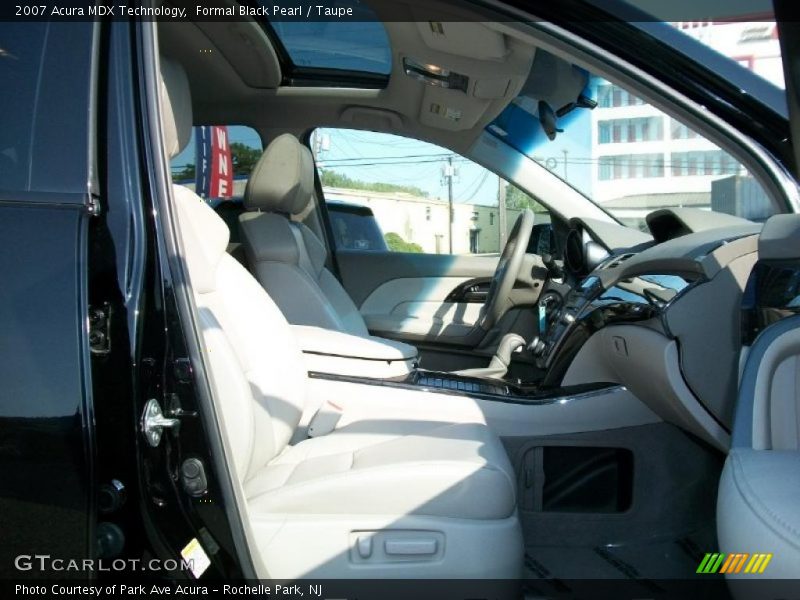 Formal Black Pearl / Taupe 2007 Acura MDX Technology