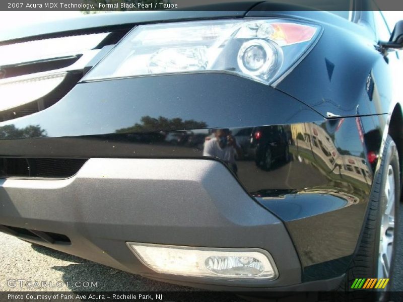 Formal Black Pearl / Taupe 2007 Acura MDX Technology