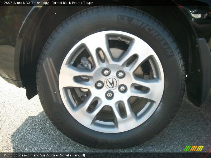Formal Black Pearl / Taupe 2007 Acura MDX Technology