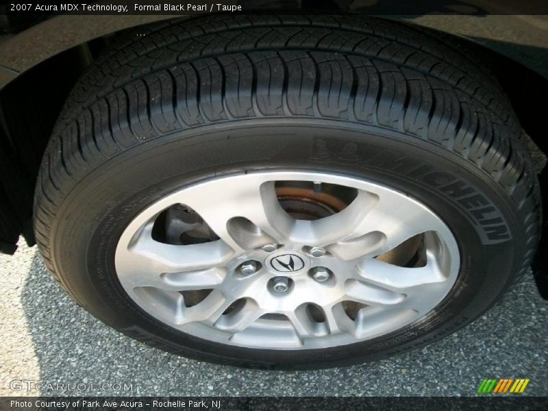 Formal Black Pearl / Taupe 2007 Acura MDX Technology