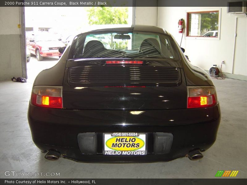 Black Metallic / Black 2000 Porsche 911 Carrera Coupe