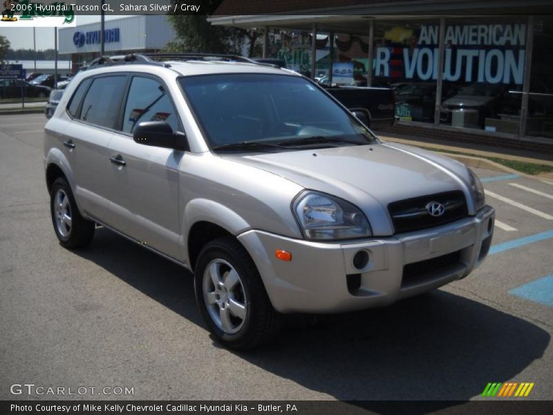 Sahara Silver / Gray 2006 Hyundai Tucson GL