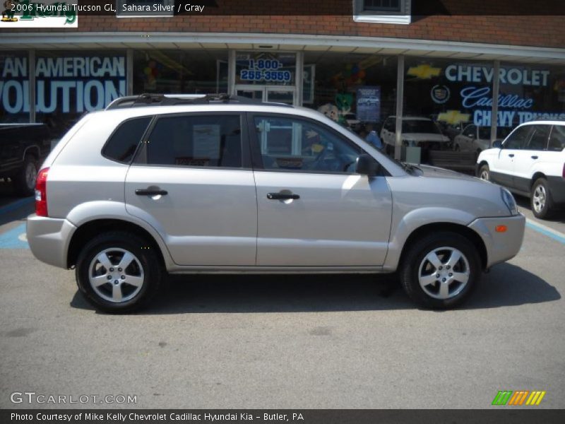 Sahara Silver / Gray 2006 Hyundai Tucson GL