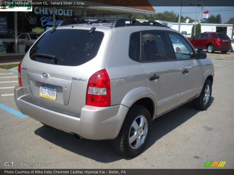 Sahara Silver / Gray 2006 Hyundai Tucson GL