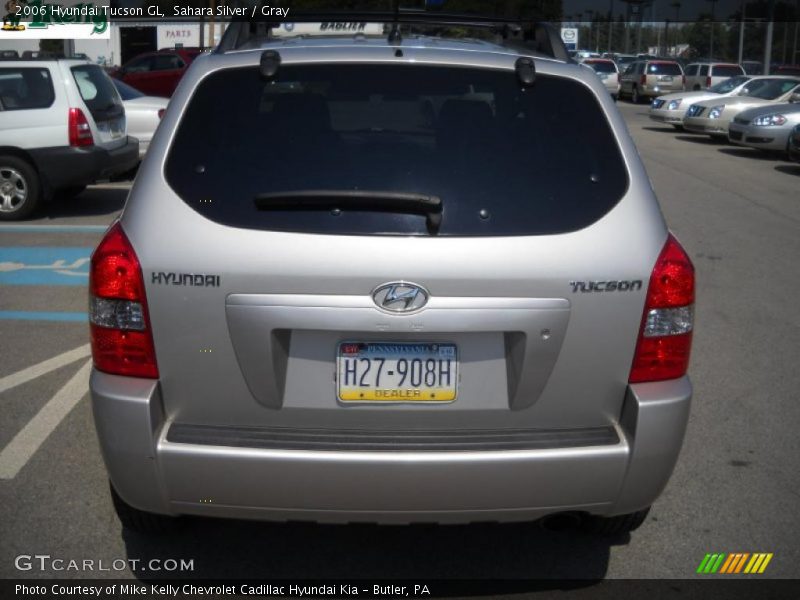 Sahara Silver / Gray 2006 Hyundai Tucson GL