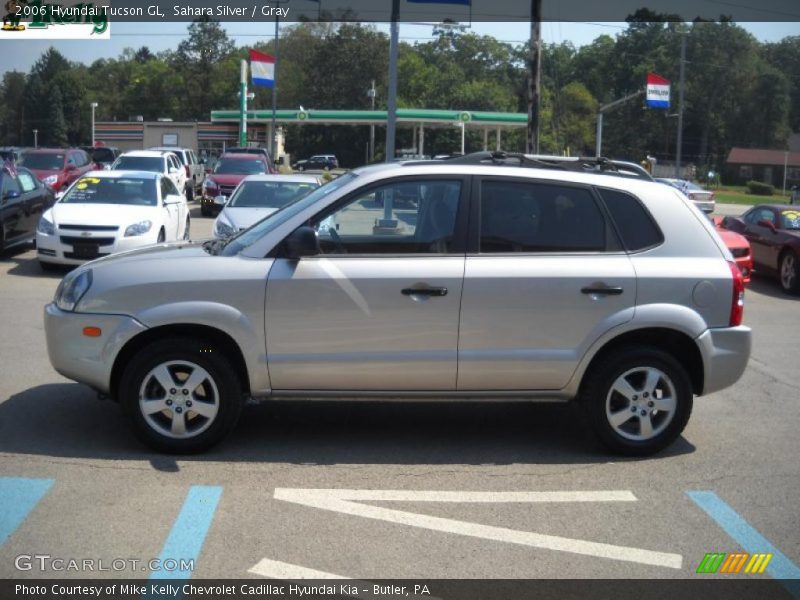 Sahara Silver / Gray 2006 Hyundai Tucson GL