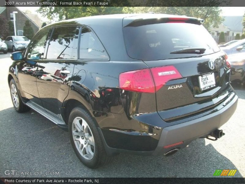 Formal Black Pearl / Taupe 2007 Acura MDX Technology