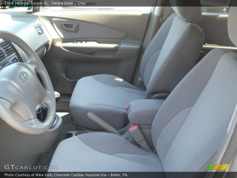 Sahara Silver / Gray 2006 Hyundai Tucson GL