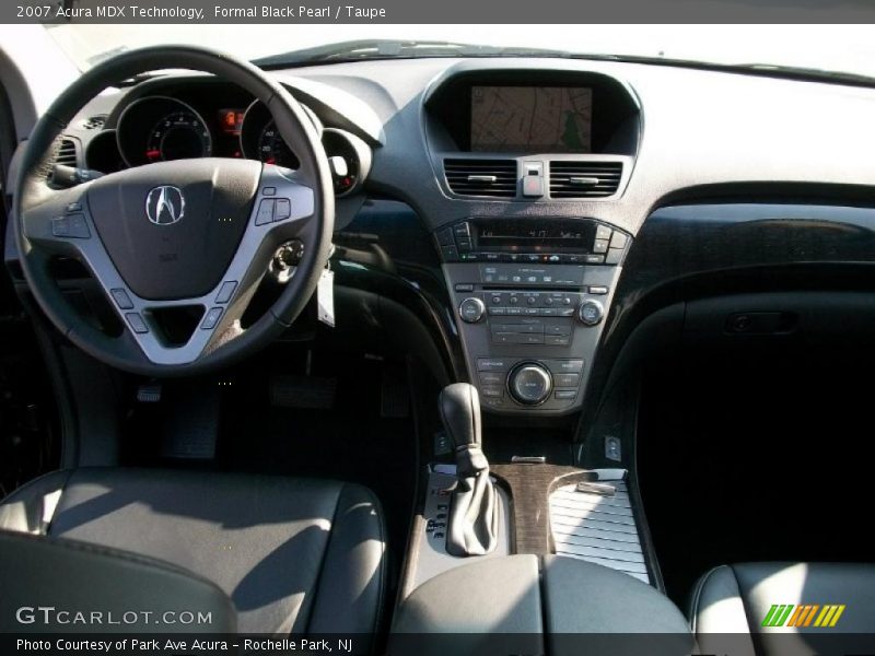 Formal Black Pearl / Taupe 2007 Acura MDX Technology