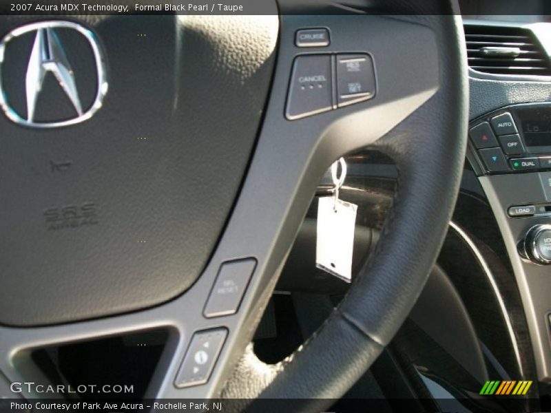 Formal Black Pearl / Taupe 2007 Acura MDX Technology