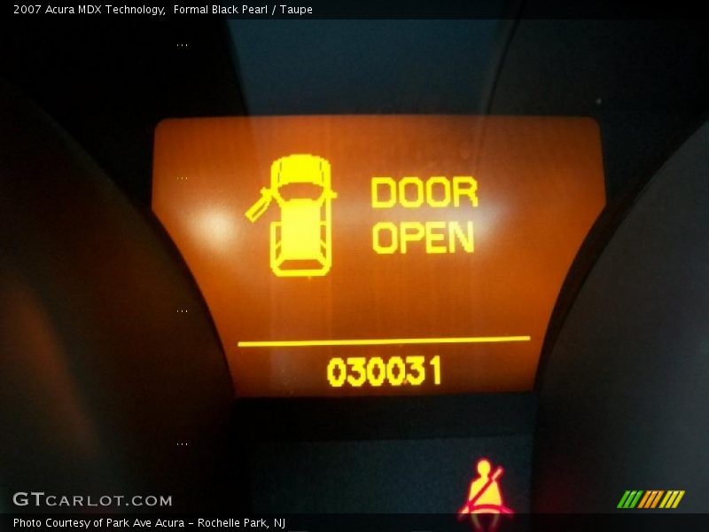 Formal Black Pearl / Taupe 2007 Acura MDX Technology