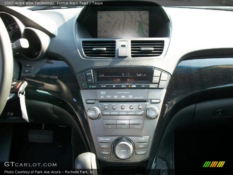 Formal Black Pearl / Taupe 2007 Acura MDX Technology