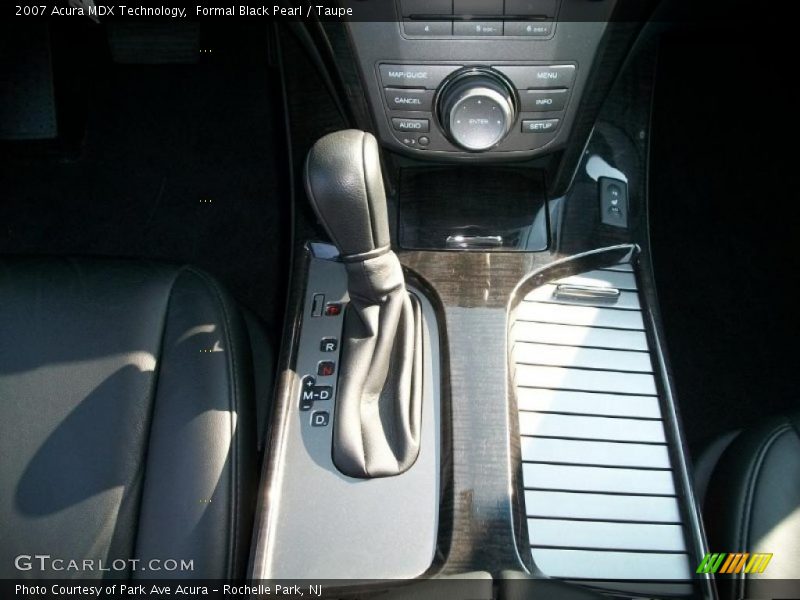 Formal Black Pearl / Taupe 2007 Acura MDX Technology
