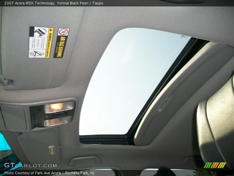 Formal Black Pearl / Taupe 2007 Acura MDX Technology