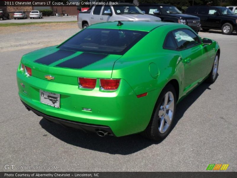 Synergy Green Metallic / Black 2011 Chevrolet Camaro LT Coupe