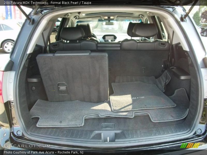 Formal Black Pearl / Taupe 2007 Acura MDX Technology