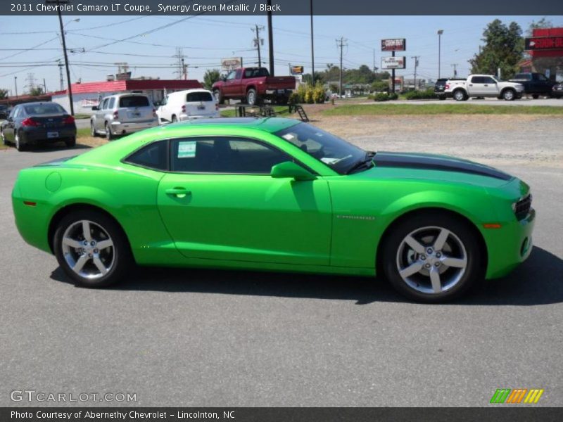 Synergy Green Metallic / Black 2011 Chevrolet Camaro LT Coupe