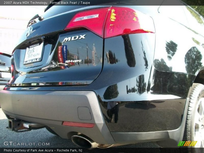 Formal Black Pearl / Taupe 2007 Acura MDX Technology