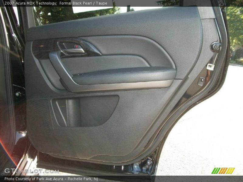 Formal Black Pearl / Taupe 2007 Acura MDX Technology