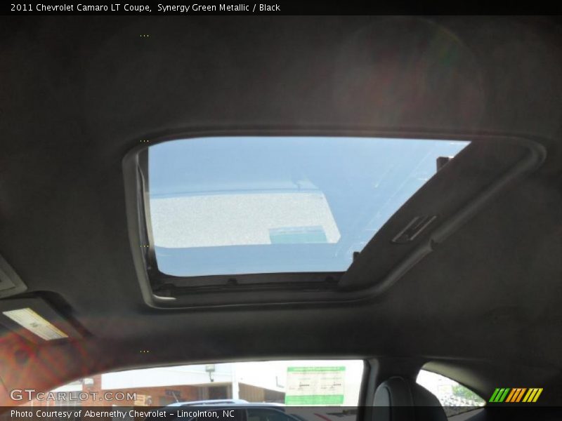 Synergy Green Metallic / Black 2011 Chevrolet Camaro LT Coupe