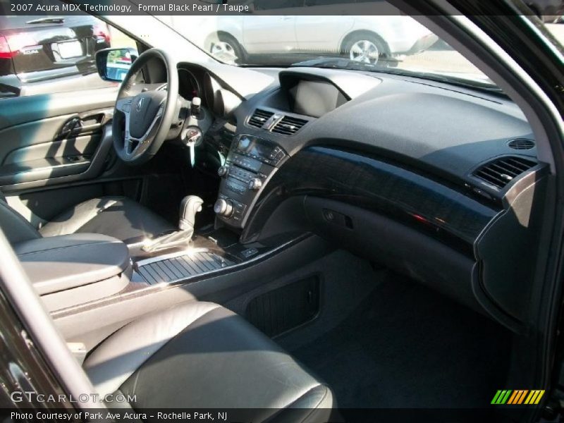 Formal Black Pearl / Taupe 2007 Acura MDX Technology
