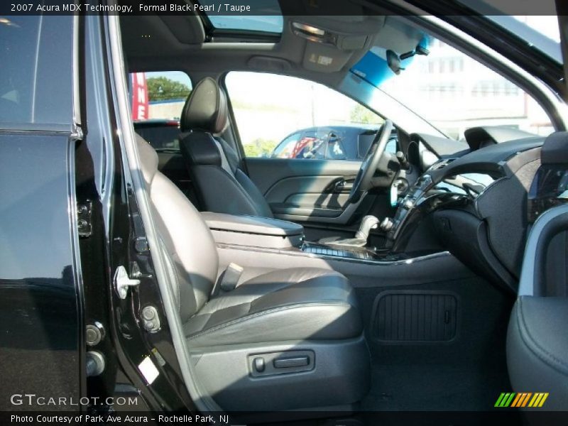 Formal Black Pearl / Taupe 2007 Acura MDX Technology