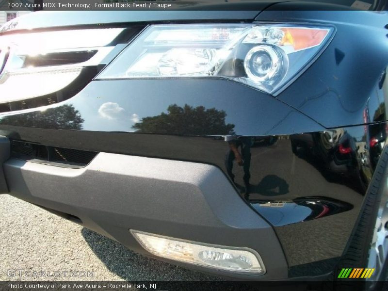 Formal Black Pearl / Taupe 2007 Acura MDX Technology