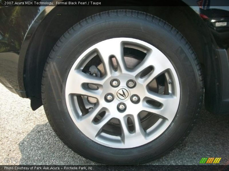 Formal Black Pearl / Taupe 2007 Acura MDX Technology