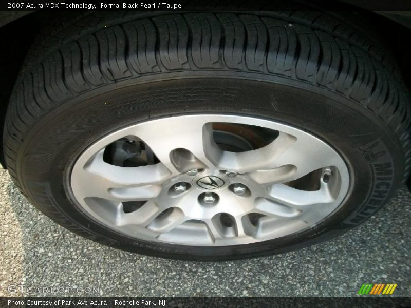 Formal Black Pearl / Taupe 2007 Acura MDX Technology