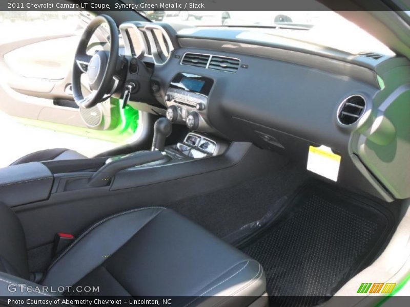 Synergy Green Metallic / Black 2011 Chevrolet Camaro LT Coupe