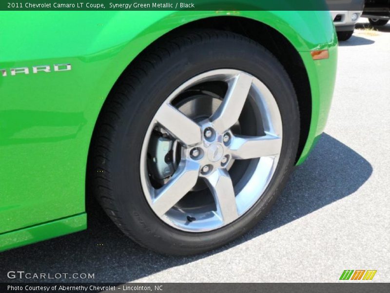 Synergy Green Metallic / Black 2011 Chevrolet Camaro LT Coupe