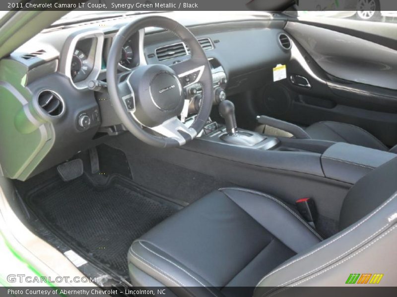 Synergy Green Metallic / Black 2011 Chevrolet Camaro LT Coupe