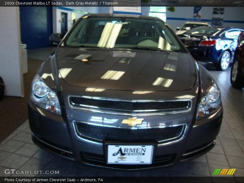 Dark Gray Metallic / Titanium 2009 Chevrolet Malibu LT Sedan