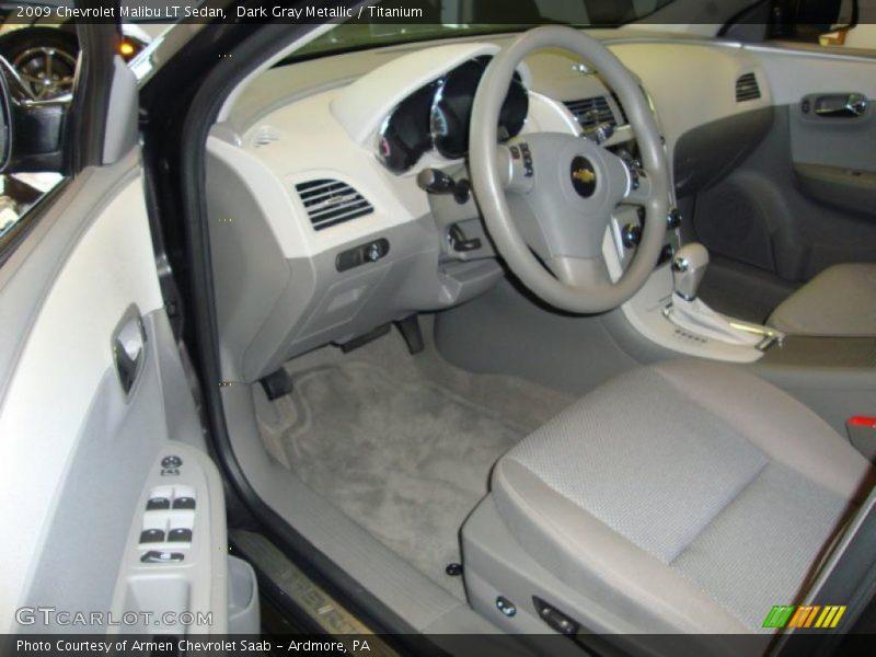 Dark Gray Metallic / Titanium 2009 Chevrolet Malibu LT Sedan